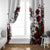 Rose Skull Window Curtain Rose Skull Day Of The Dead - Wonder Print Shop
