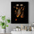 Flame Skull Canvas Wall Art Flame Skeleton Inside My Body - Wonder Print Shop