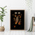 Flame Skull Canvas Wall Art Flame Skeleton Inside My Body - Wonder Print Shop