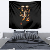 Flame Skull Tapestry Flame Skeleton Inside My Body - Wonder Print Shop