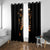 Flame Skull Window Curtain Flame Skeleton Inside My Body - Wonder Print Shop