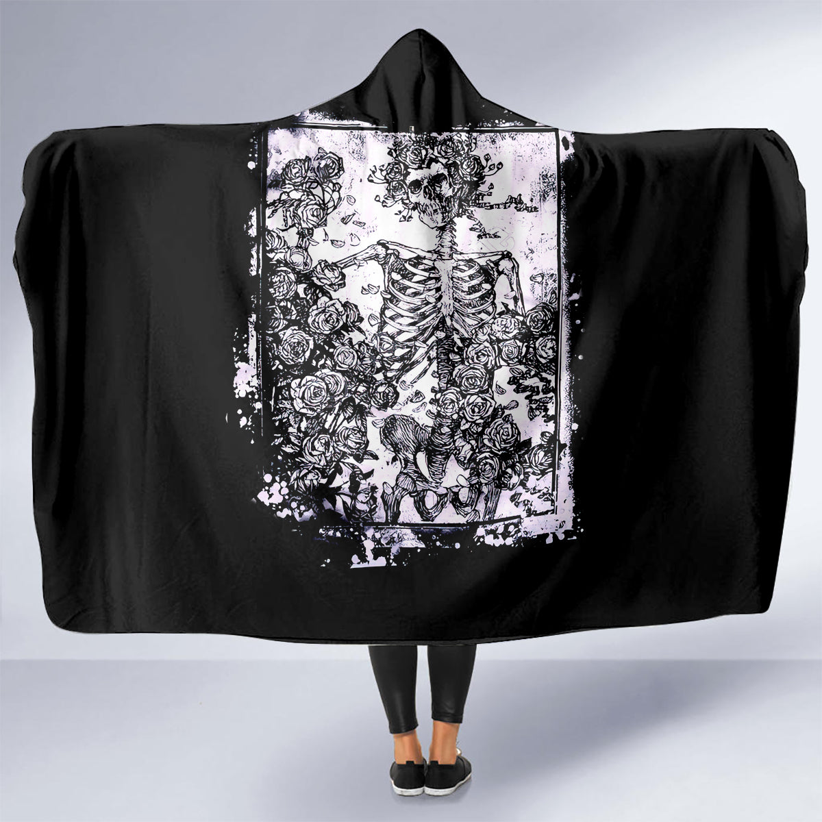 rose-skull-hooded-blanket-white-rose-skull-day-of-the-dead