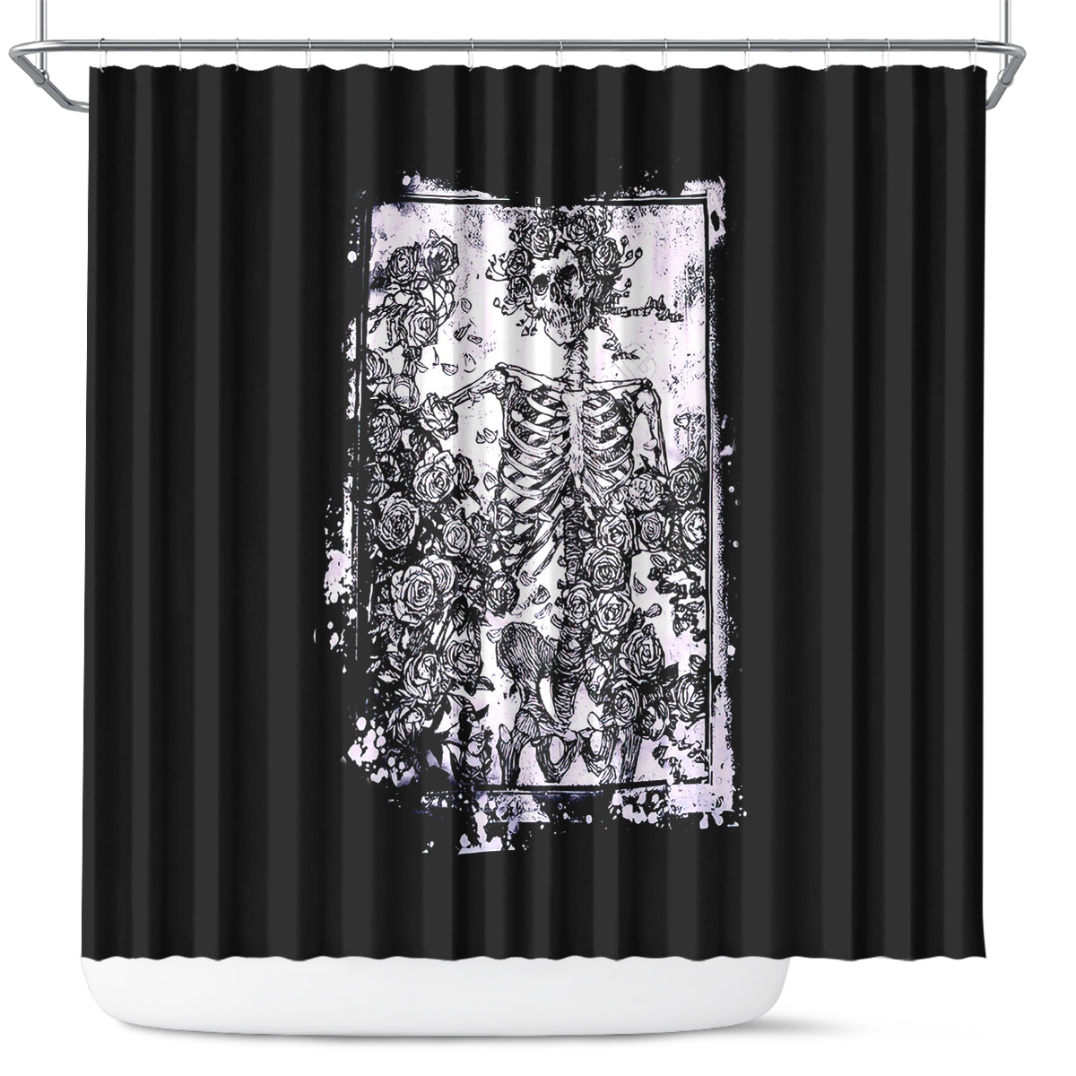 rose-skull-shower-curtain-white-rose-skull-day-of-the-dead