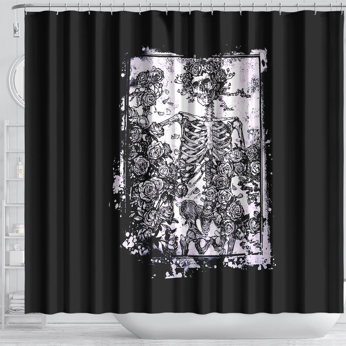 rose-skull-shower-curtain-white-rose-skull-day-of-the-dead
