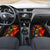 Fire Skull Car Mats Dead Fire Skeleton Scream - Wonder Print Shop