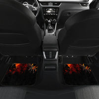 Fire Skull Car Mats Dead Fire Skeleton Scream - Wonder Print Shop