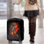 Fire Skull Luggage Cover Dead Fire Skeleton Scream - Wonder Print Shop