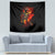 Fire Skull Tapestry Dead Fire Skeleton Scream - Wonder Print Shop
