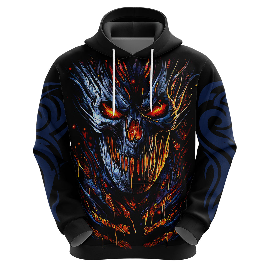Devil Skull Hoodie Devil Face Scream - Wonder Print Shop