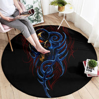 devil-skull-round-carpet-devil-face-scream