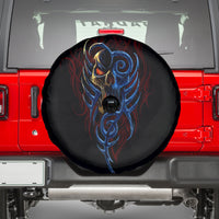 Devil Skull Spare Tire Cover Devil Face Scream - Wonder Print Shop