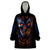Devil Skull Wearable Blanket Hoodie Devil Face Scream - Wonder Print Shop