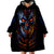 Devil Skull Wearable Blanket Hoodie Devil Face Scream - Wonder Print Shop