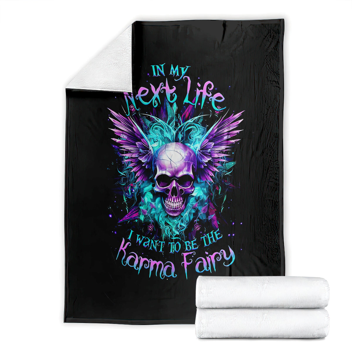 wings-skull-blanket-want-to-be-karma-fairy-rose-skull