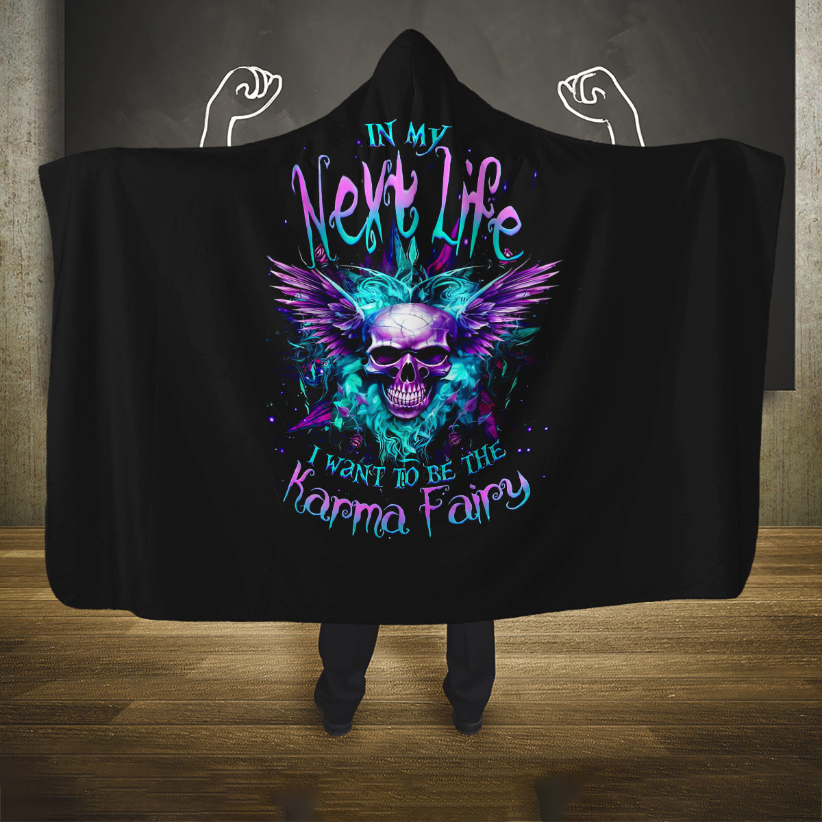 wings-skull-hooded-blanket-want-to-be-karma-fairy-rose-skull