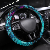 Wings Skull Steering Wheel Cover Want To Be Karma Fairy Rose Skull - Wonder Print Shop