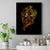 Tattoo Skull Canvas Wall Art Golden Skull Face Tattoo - Wonder Print Shop