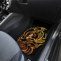Tattoo Skull Car Mats Golden Skull Face Tattoo - Wonder Print Shop