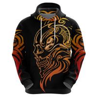 Tattoo Skull Hoodie Golden Skull Face Tattoo - Wonder Print Shop