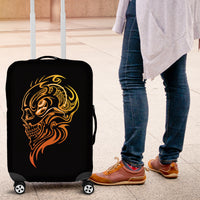 Tattoo Skull Luggage Cover Golden Skull Face Tattoo - Wonder Print Shop