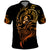 Tattoo Skull Polo Shirt Golden Skull Face Tattoo - Wonder Print Shop