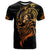 Tattoo Skull T Shirt Golden Skull Face Tattoo - Wonder Print Shop
