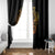 Tattoo Skull Window Curtain Golden Skull Face Tattoo - Wonder Print Shop