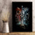 Warrior Skull Canvas Wall Art Skull Warrior Viking - Wonder Print Shop