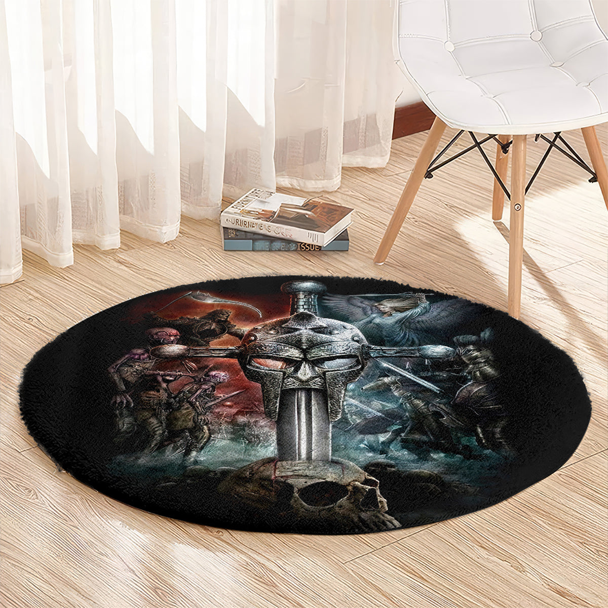 warrior-skull-round-carpet-skull-warrior-viking