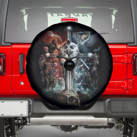 Warrior Skull Spare Tire Cover Skull Warrior Viking - Wonder Print Shop