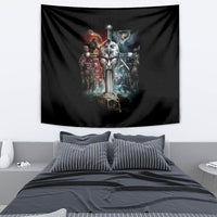 Warrior Skull Tapestry Skull Warrior Viking - Wonder Print Shop