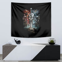 Warrior Skull Tapestry Skull Warrior Viking - Wonder Print Shop