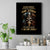 Warrior Skull Canvas Wall Art The Warrior Replies Iam The Storm - Wonder Print Shop