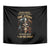 Warrior Skull Tapestry The Warrior Replies Iam The Storm - Wonder Print Shop