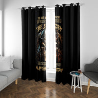 Warrior Skull Window Curtain The Warrior Replies Iam The Storm - Wonder Print Shop