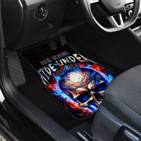 Fire Skull Car Mats Your Demon Hide Under Your Bed - Wonder Print Shop