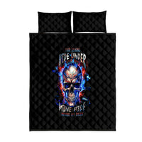 Fire Skull Quilt Bed Set Your Demon Hide Under Your Bed - Wonder Print Shop
