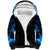 Fire Skull Sherpa Hoodie Your Demon Hide Under Your Bed - Wonder Print Shop