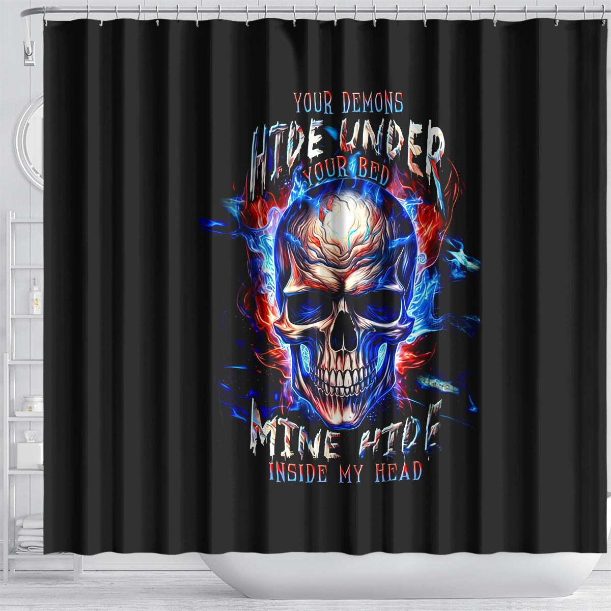 fire-skull-shower-curtain-your-demon-hide-under-your-bed