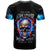 Fire Skull T Shirt Your Demon Hide Under Your Bed - Wonder Print Shop
