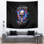 Fire Skull Tapestry Your Demon Hide Under Your Bed - Wonder Print Shop