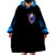 Fire Skull Wearable Blanket Hoodie Your Demon Hide Under Your Bed - Wonder Print Shop