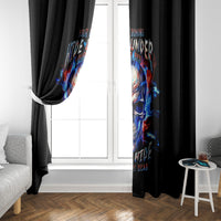 Fire Skull Window Curtain Your Demon Hide Under Your Bed - Wonder Print Shop