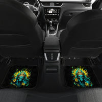 Sunflower Skull Car Mats Bitch I'm Not A Princess I'm The Fucking Queen - Wonder Print Shop