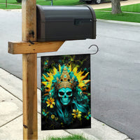 Sunflower Skull Garden Flag Bitch I'm Not A Princess I'm The Fucking Queen - Wonder Print Shop