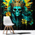 Sunflower Skull Window Curtain Bitch I'm Not A Princess I'm The Fucking Queen - Wonder Print Shop