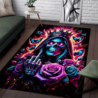 Thunder Skull Area Rug Bitch I'm Not A Princess I'm The Fucking Queen - Wonder Print Shop