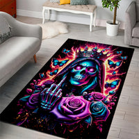 Thunder Skull Area Rug Bitch I'm Not A Princess I'm The Fucking Queen - Wonder Print Shop