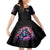 Thunder Skull Family Matching Summer Maxi Dress and Hawaiian Shirt Bitch I'm Not A Princess I'm The Fucking Queen - Wonder Print Shop