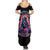 Thunder Skull Family Matching Summer Maxi Dress and Hawaiian Shirt Bitch I'm Not A Princess I'm The Fucking Queen - Wonder Print Shop